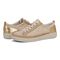 Vionic Winny Women's Casual Sneaker - Natural/gold - pair left angle