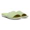 Vionic Val Women's Slide Sandal - Pale Lime Suede - Pair