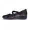 Revere Bonn Women's Mary-Jane Shoe - Black Python