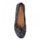 Revere Marrakesh Women's Wedge Ballet Flat - Black Python