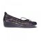 Revere Marrakesh Women's Wedge Ballet Flat - Black Python