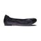 Revere Nairobi Ballet Supportive Comfort Women's Flat - Black Lizard/onyx - Product View - 2
