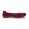 Revere Nairobi Ballet Supportive Comfort Women's Flat - Cherry Lizard - Product View - 2