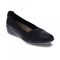 Revere Seoul Slip On Wedge - Women's - Onyx - Angle