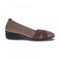 Revere Seoul Slip On Wedge - Women's - Rusty Metallic - Side