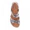 Revere Casablanca Backstrap Wedge - Women's - Silver Safari - Overhead