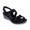Revere Casablanca Backstrap Wedge - Women's - Midnight - Angle