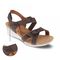 Revere Casablanca Backstrap Wedge - Women's - Rusty Metallic - Strap Detail