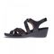 Revere Casablanca Backstrap Wedge - Women's - Black French - Side 2
