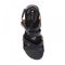 Revere Casablanca Backstrap Wedge - Women's - Black French - Overhead