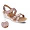 Revere Casablanca Backstrap Wedge - Women's - Rose - Strap Detail