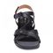 Revere Casablanca Backstrap Wedge - Women's - Black French - Front