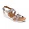 Revere Casablanca Backstrap Wedge - Women's - Metallic Interest - Angle