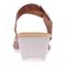 Revere Kaya backstrap wedge - Women's - Cognac - Rear
