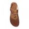 Revere Kaya backstrap wedge - Women's - Cognac - Overhead