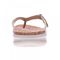 Revere Napoli Flip Flop - Women's - Metallic Interest - Rear