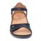 Revere Portofino Closed Heel Sandal - Women's - Navy Lizard - Front
