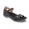 Revere Portofino Closed Heel Sandal - Women's - Onyx - Angle