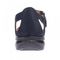 Revere Portofino Closed Heel Sandal - Women's - Navy Lizard - Rear