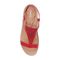 Revere Santa Fe Back Back Strap Sandals - Women's - Red - Overhead