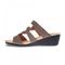 Revere Sofia Wedge Slide - Women's - Rusty Metallic - Side 2