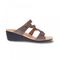 Revere Sofia Wedge Slide - Women's - Rusty Metallic - Side