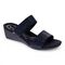 Revere Sorrento Wedge - Black Angle - Product View - 1