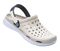 Joybees Modern Clog - Unisex - Comfy Clog with Arch Support - Linen/White - Strap Detail