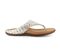 Strive Fiji Women's Comfortable and Arch Supportive Sandals - White Gold Taupe - Side
