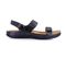 Strive Kona Women's Comfortable and Arch Supportive Sandals - Navy Metallic - Side