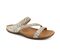 Strive Trio Women's Comfortable and Arch Supportive Sandals - Almond - Angle