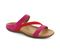 Strive Trio Women's Comfortable and Arch Supportive Sandals - Magenta - Angle