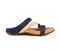 Strive Trio Women's Comfortable and Arch Supportive Sandals - Navy - Side