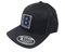 Black Clover Headline Adjustable Snapback Hat - Leather Patch - headline snapback Black/Black