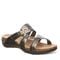 Bearpaw Kai II Women's Slip-on Sandals - 2666W Bearpaw- 017 - Gunmetal - Profile View