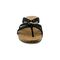 Bearpaw Fawn Women's Knitted Textile Sandals - 2609W Bearpaw- 011 - Black - View