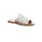 Bearpaw Rosa Women's Leather Sandals - 2658W Bearpaw- 010 - White - Profile View