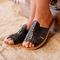 Bearpaw ROSA Women's Sandals - 2658W - Black - lifestyle view