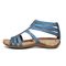 Bearpaw Layla II Women's Strappy Sandals - 2669W - 5 Side2 Blue