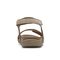 Cobb Hill Rubey 3-strap Women's Comfort Sandal - Taupe - Left Side
