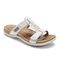 Cobb Hill Rubey Slide Women's Comfort Sandal - White/pewter - Angle