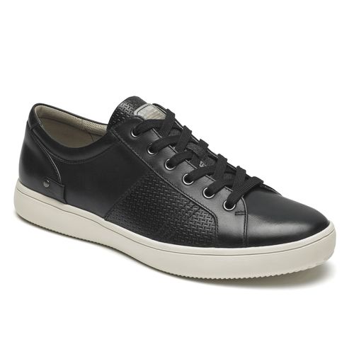 Rockport Colle Tie Men's Casual Athletic Shoes - Black - Angle