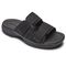 Dunham Newport Men's Water-friendly Slide Sandal - Black - Angle